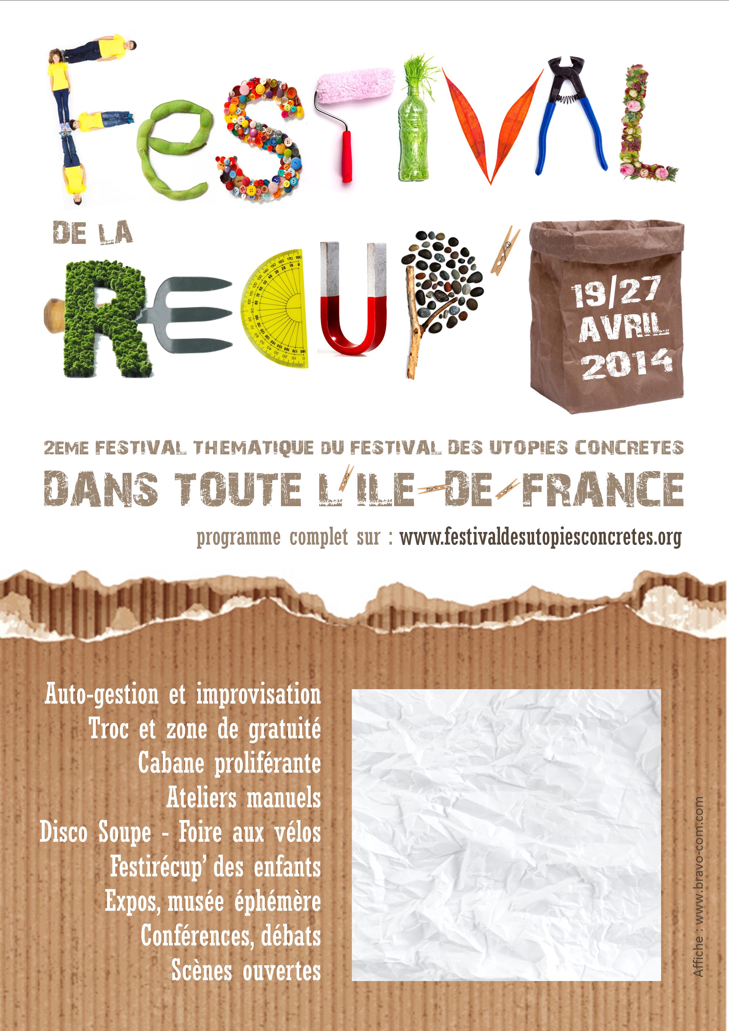 Festival de la Récup du 19 au 27 avril 2014