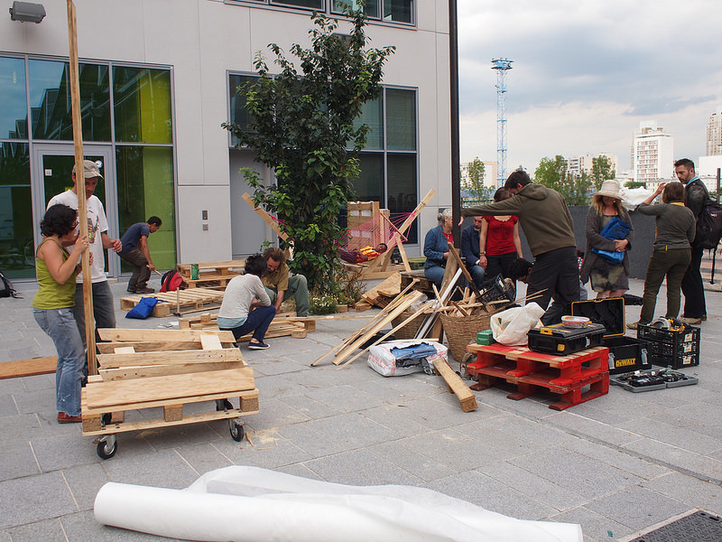 Le Jardin Mobile à la conquête de l'espace public du 18e